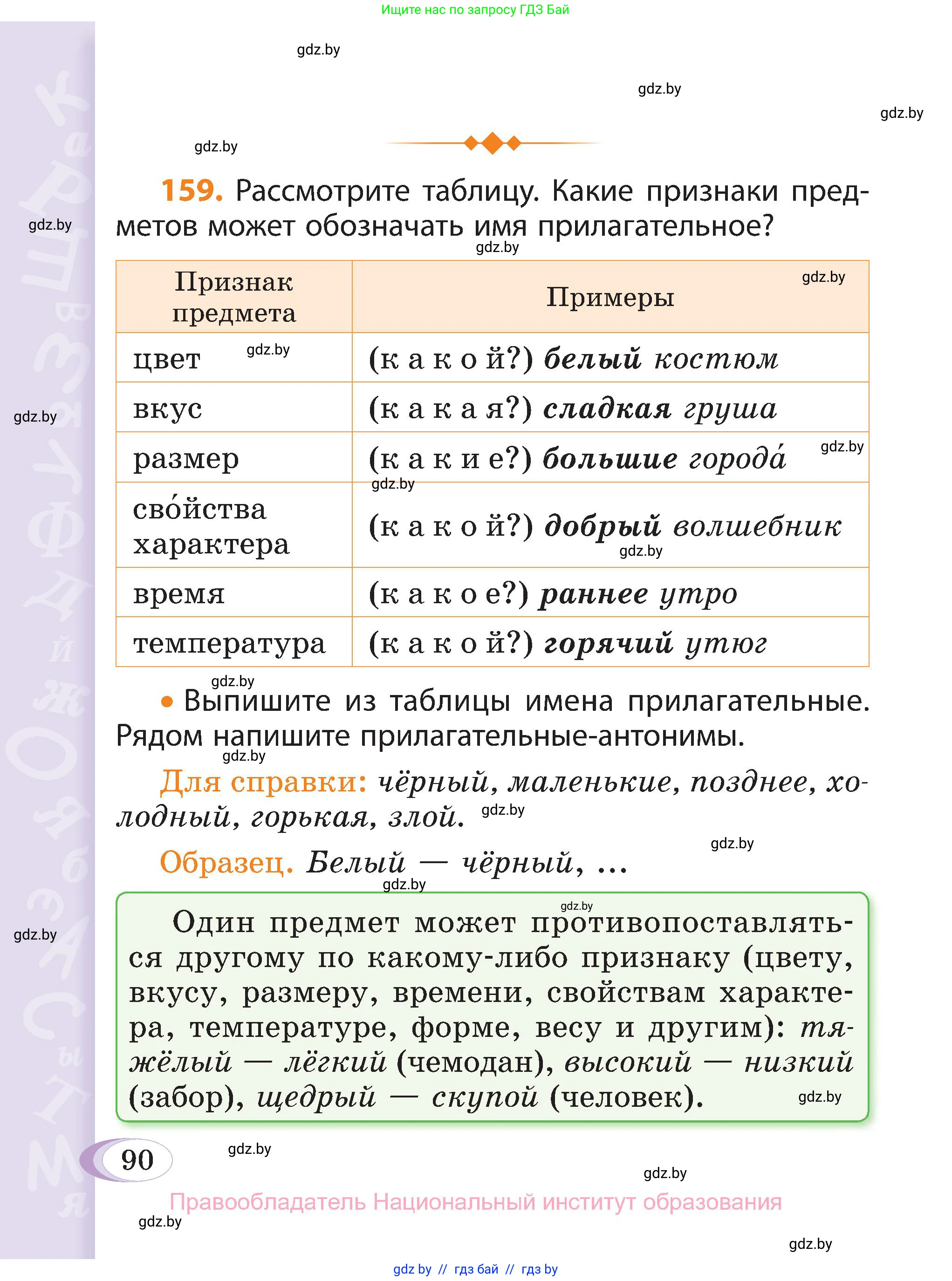 Русский язык, 3 класс Учебник, авторы: Антипова Маргарита Борисовна, Верниковская Алла Викторовна, Грабчикова Елена Самарьевна, издательство Национальный институт образования, Минск, 2023, Часть 2, страница 90