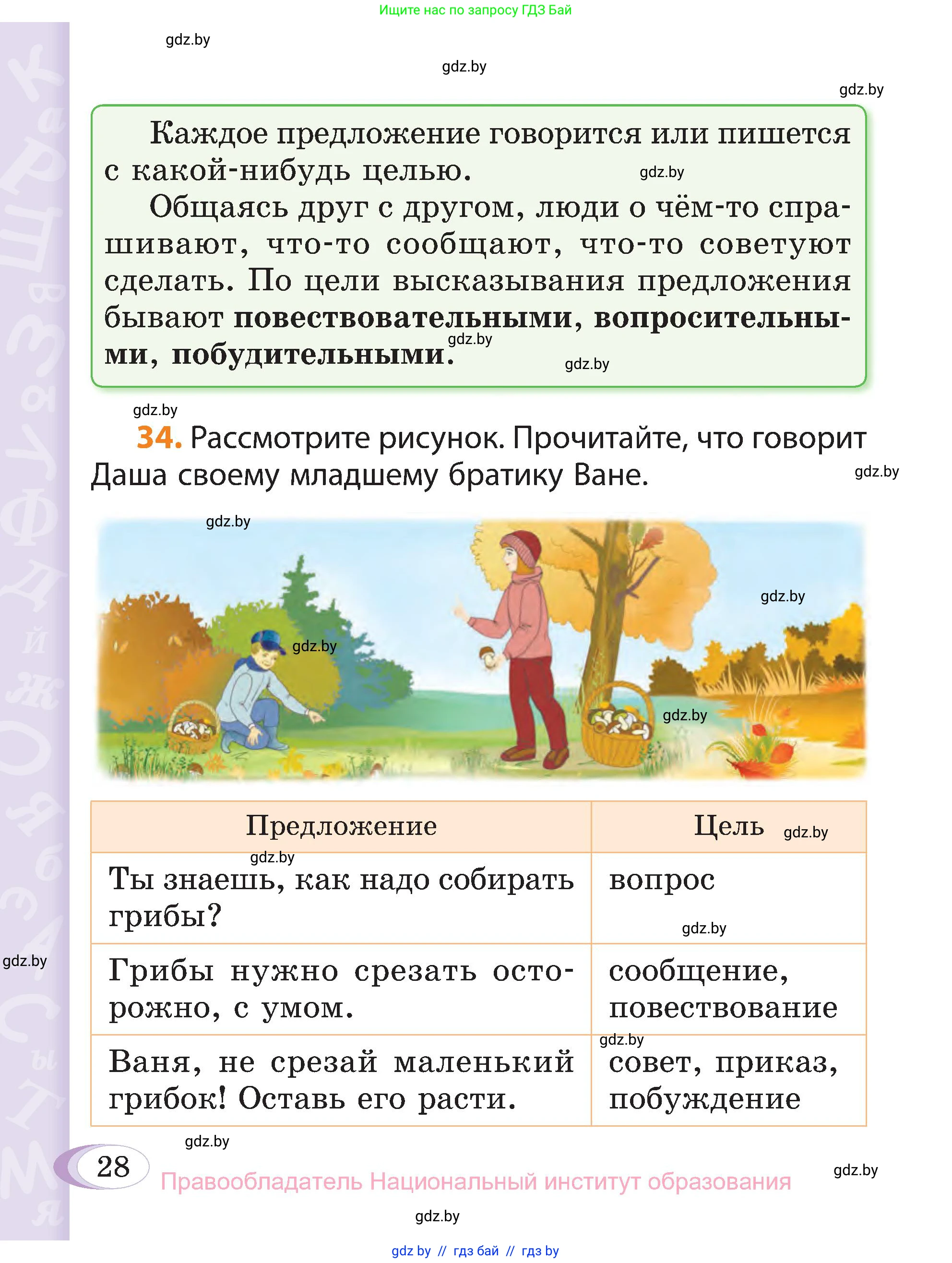 Русский язык, 3 класс Учебник, авторы: Антипова Маргарита Борисовна, Верниковская Алла Викторовна, Грабчикова Елена Самарьевна, издательство Национальный институт образования, Минск, 2023, Часть 1, страница 28