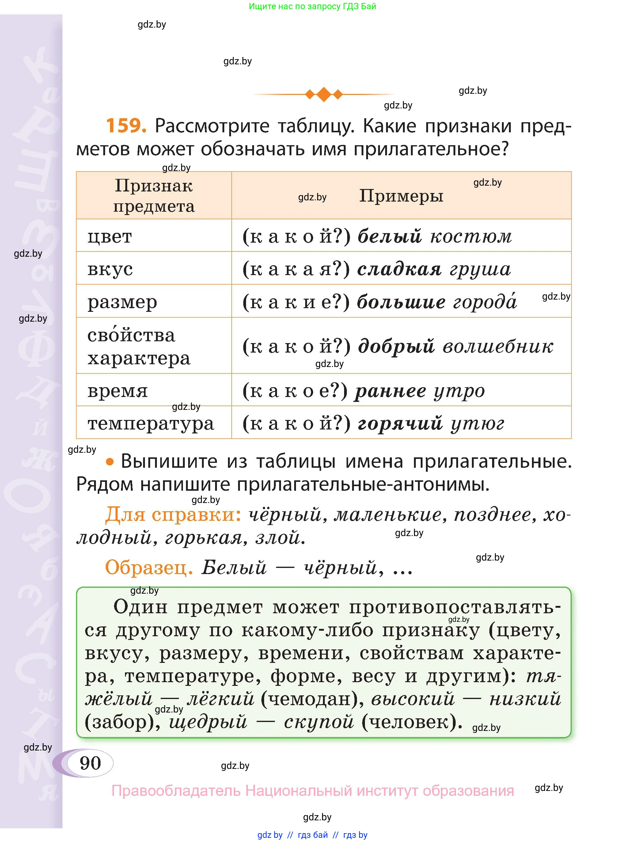 Русский язык, 3 класс Учебник, авторы: Антипова Маргарита Борисовна, Верниковская Алла Викторовна, Грабчикова Елена Самарьевна, издательство Национальный институт образования, Минск, 2023, Часть 2, страница 90