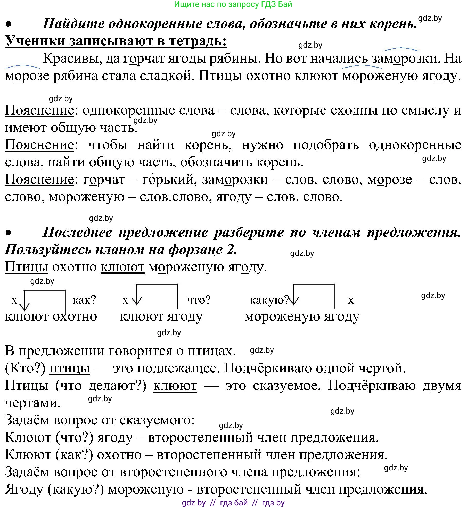 Русский язык, 3 класс Учебник, авторы: Антипова Маргарита Борисовна, Верниковская Алла Викторовна, Грабчикова Елена Самарьевна, издательство Национальный институт образования, Минск, 2023, Часть 1, страница 91, номер 135, Решение (продолжение 2)