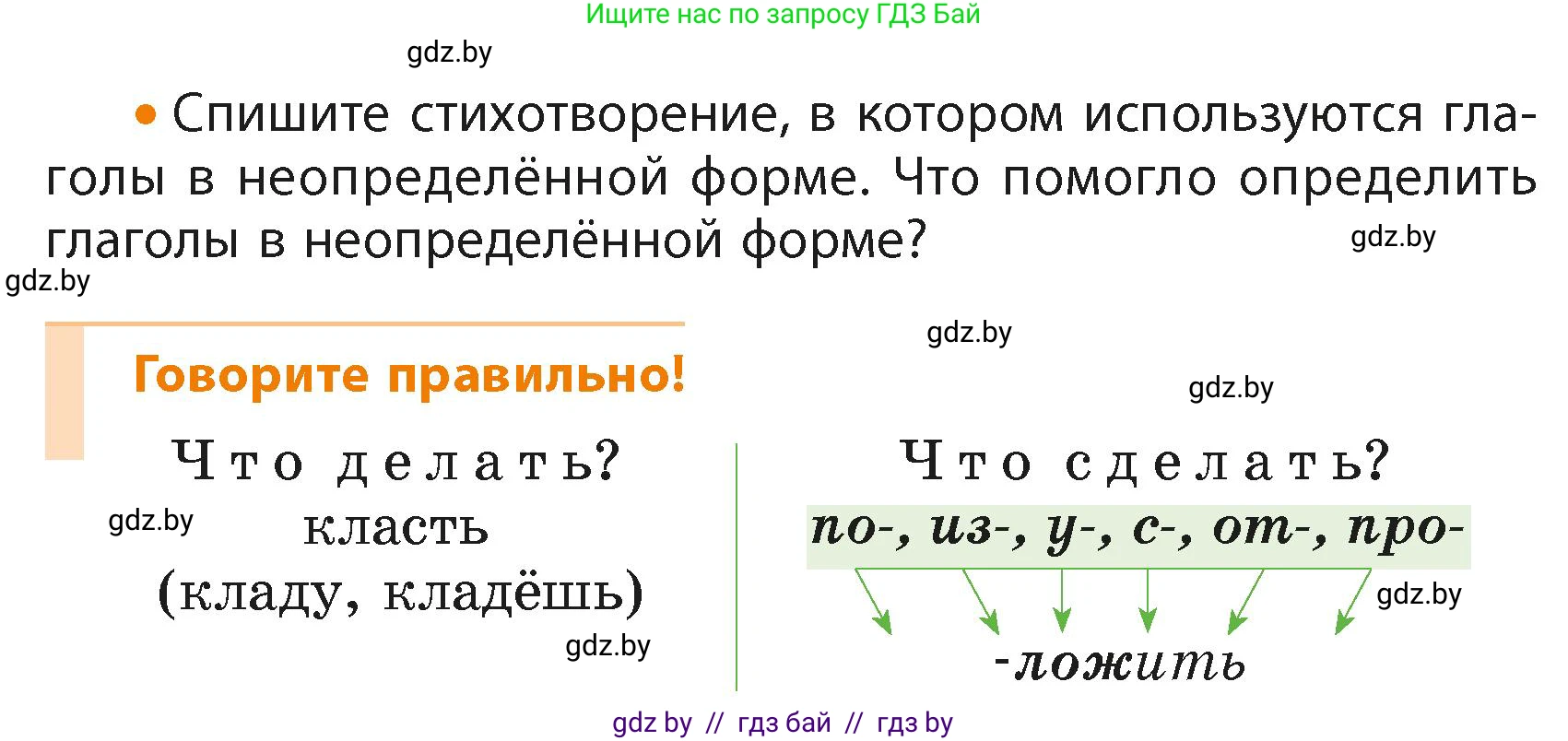 Русский язык, 4 класс Учебник, авторы: Антипова Маргарита Борисовна, Верниковская Алла Викторовна, Грабчикова Елена Самарьевна, издательство Академия образования, Минск, 2024, оранжевого цвета, Часть 2, страница 42, номер 65, Условие (продолжение 2)