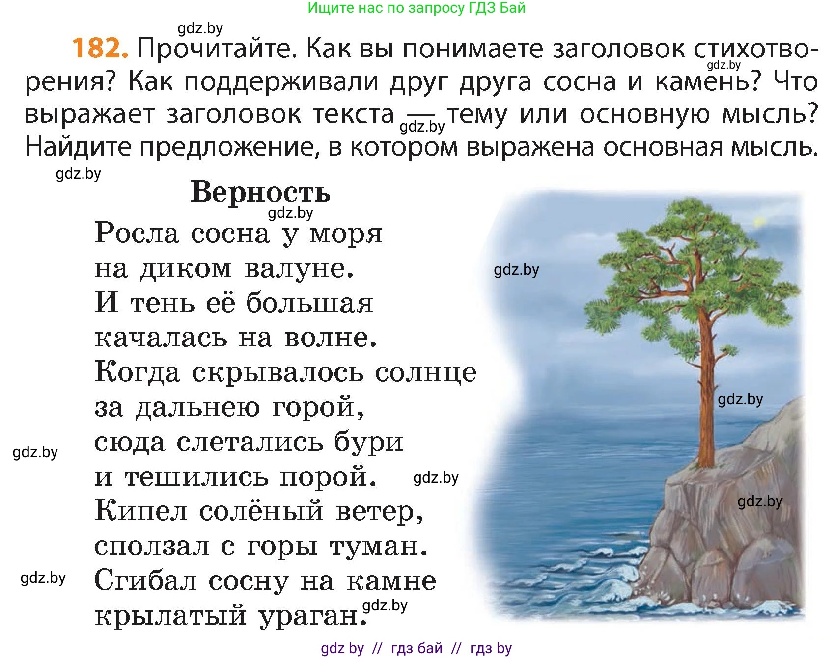 Русский язык, 4 класс Учебник, авторы: Антипова Маргарита Борисовна, Верниковская Алла Викторовна, Грабчикова Елена Самарьевна, издательство Академия образования, Минск, 2024, оранжевого цвета, Часть 1, страница 109, номер 182, Условие