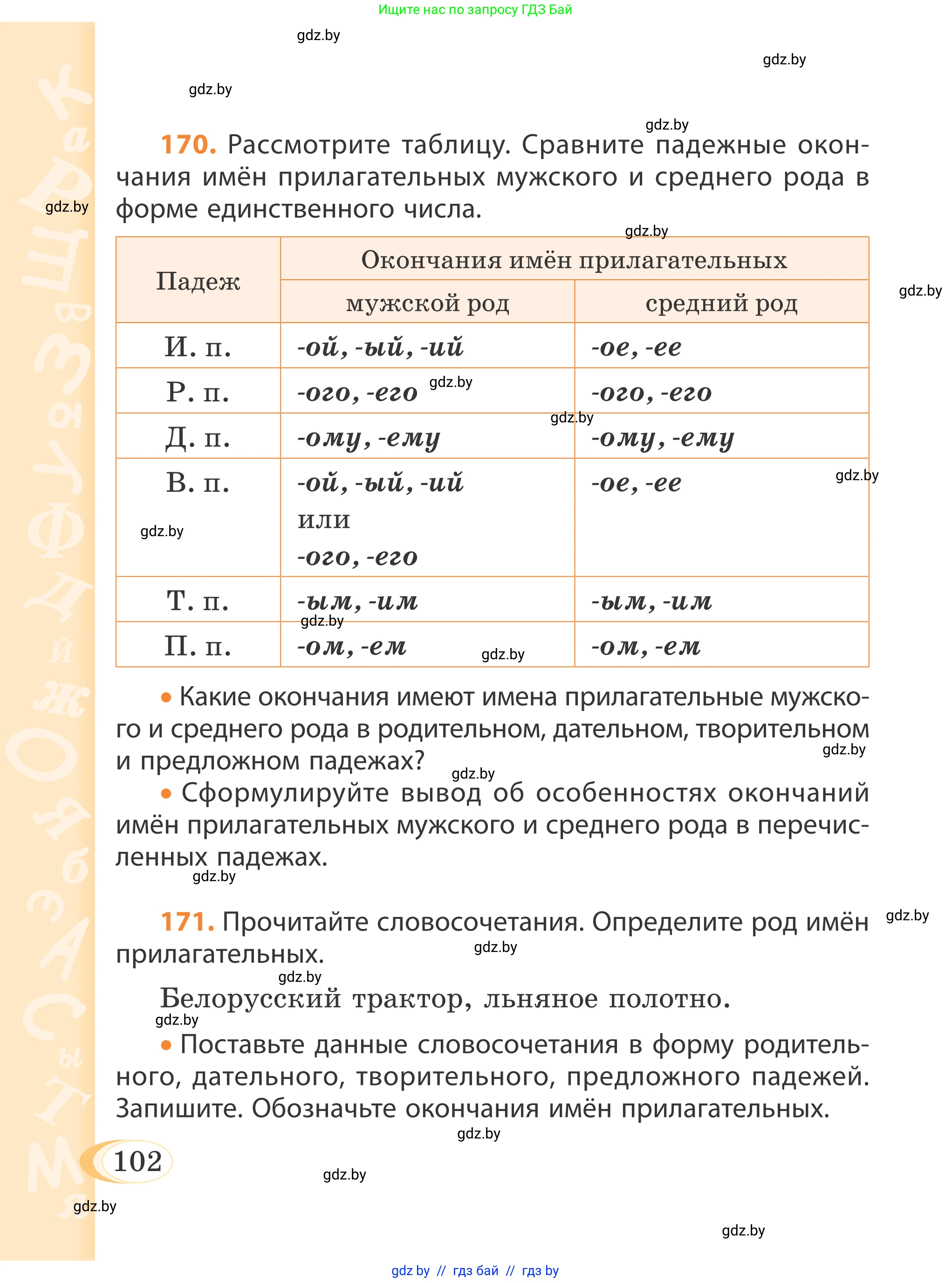 Русский язык, 4 класс Учебник, авторы: Антипова Маргарита Борисовна, Верниковская Алла Викторовна, Грабчикова Елена Самарьевна, издательство Академия образования, Минск, 2024, оранжевого цвета, Часть 1, страница 102