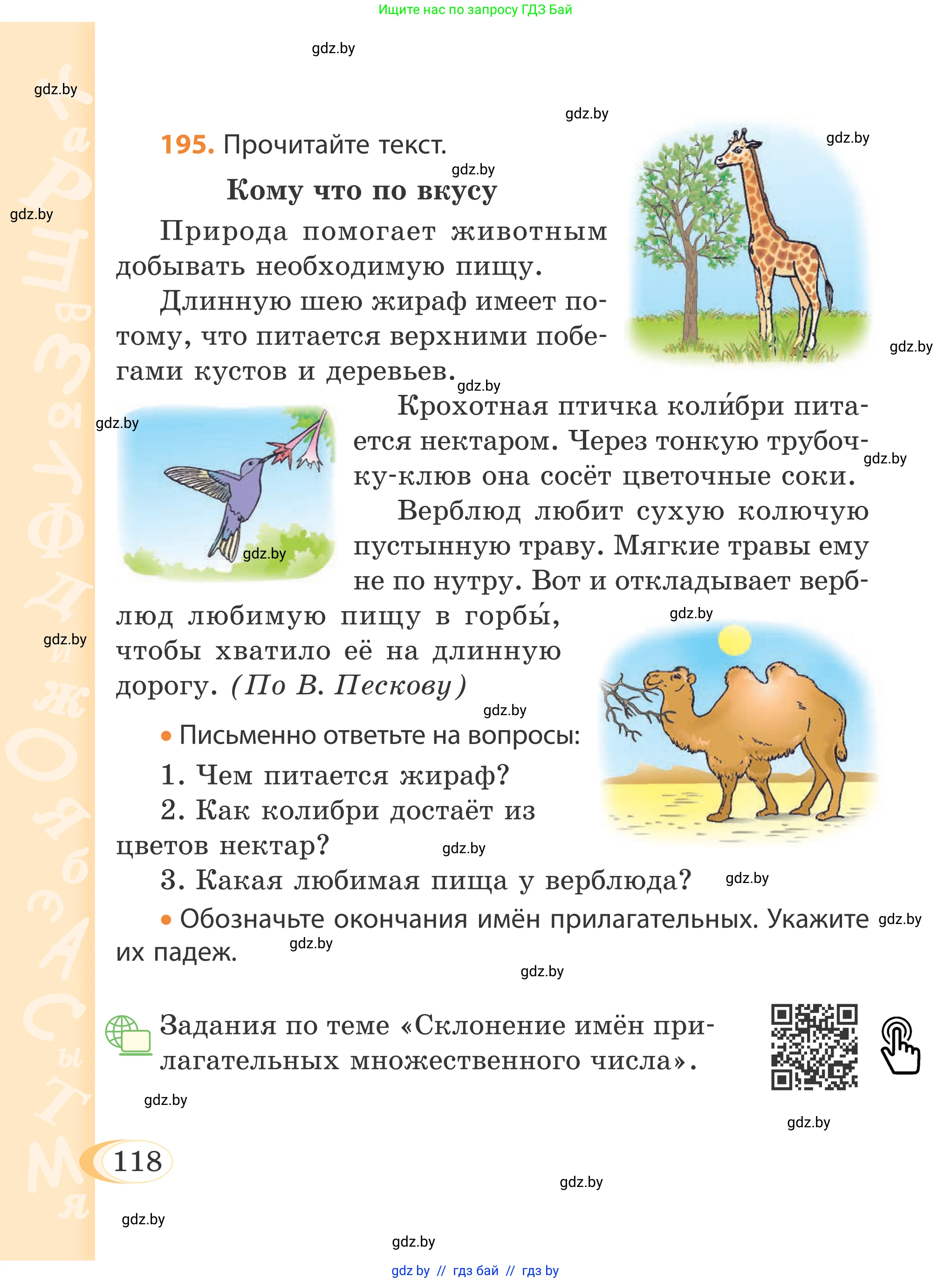 Русский язык, 4 класс Учебник, авторы: Антипова Маргарита Борисовна, Верниковская Алла Викторовна, Грабчикова Елена Самарьевна, издательство Академия образования, Минск, 2024, оранжевого цвета, Часть 1, страница 118