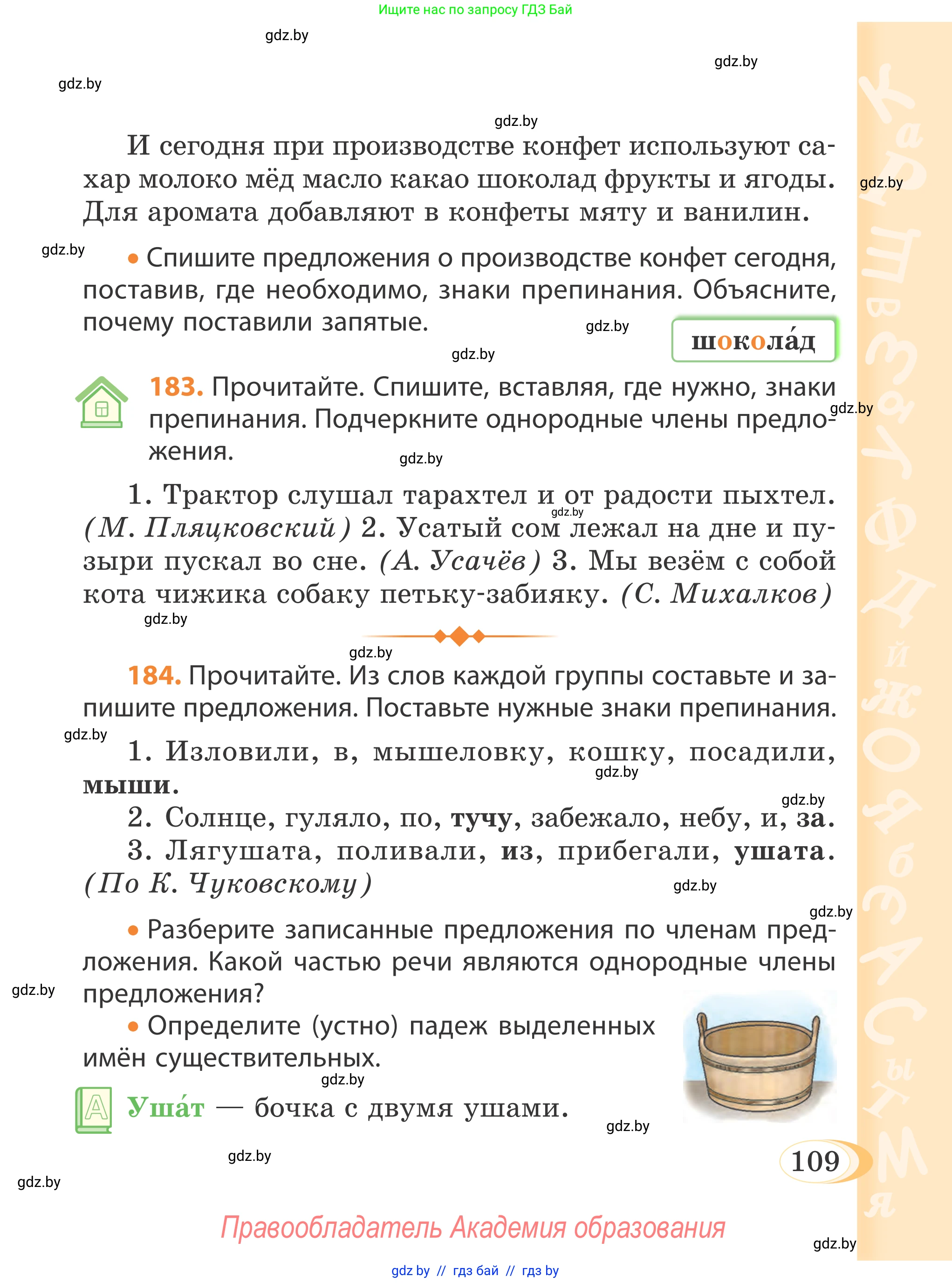 Русский язык, 4 класс Учебник, авторы: Антипова Маргарита Борисовна, Верниковская Алла Викторовна, Грабчикова Елена Самарьевна, издательство Академия образования, Минск, 2024, оранжевого цвета, Часть 2, страница 109