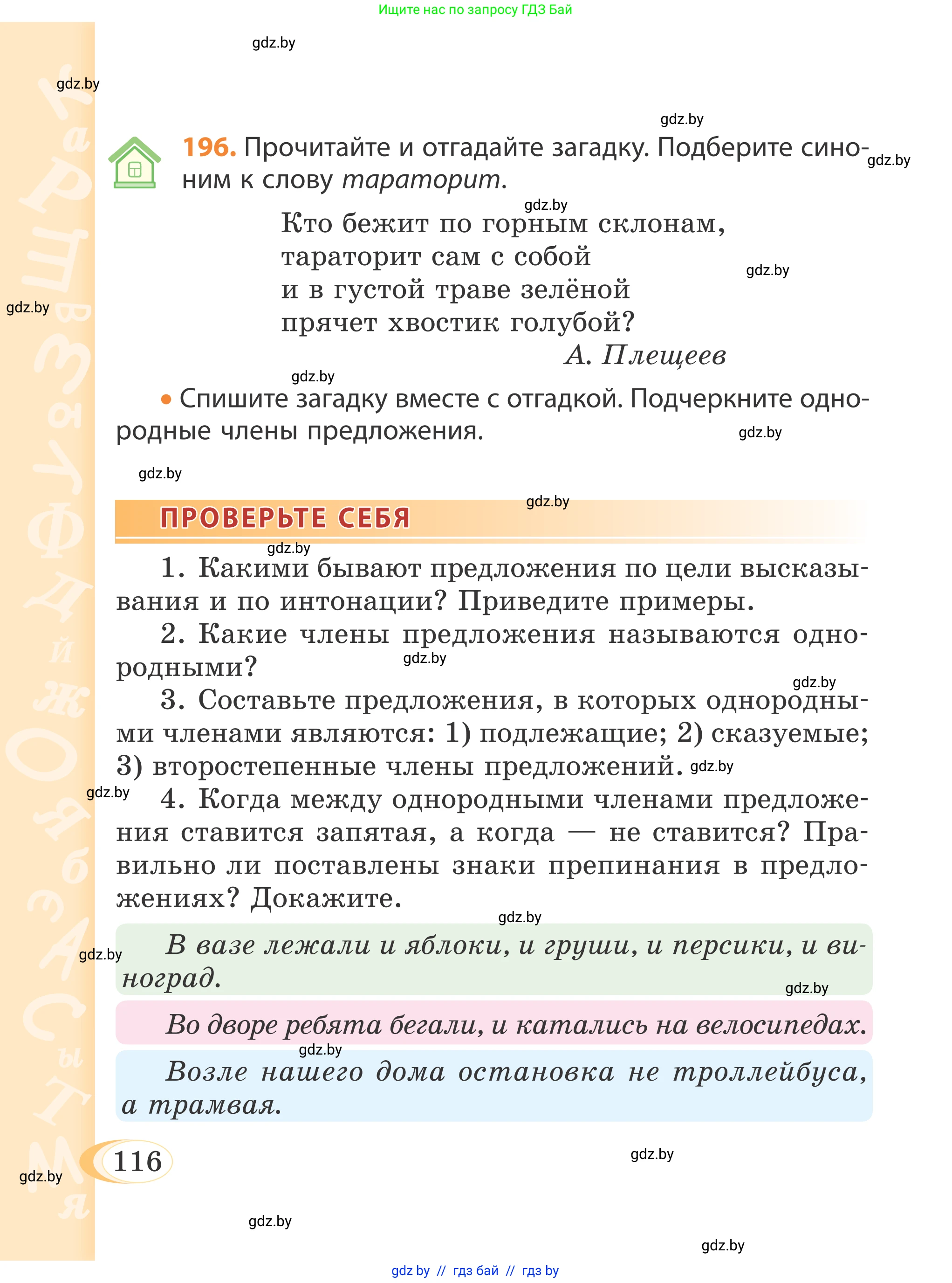 Русский язык, 4 класс Учебник, авторы: Антипова Маргарита Борисовна, Верниковская Алла Викторовна, Грабчикова Елена Самарьевна, издательство Академия образования, Минск, 2024, оранжевого цвета, Часть 2, страница 116