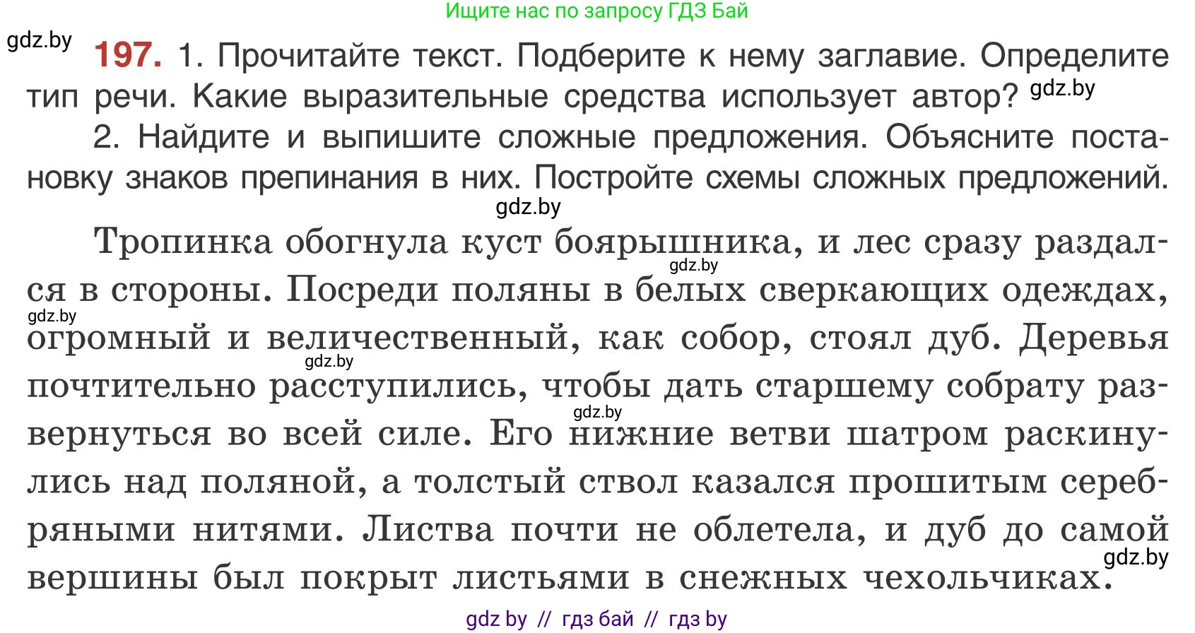 Русский язык, 5 класс Учебник, авторы: Мурина Лариса Александровна, Игнатович Татьяна Владимировна, Жадейко Жанна Фёдоровна, издательство Академия образования, Минск, 2025, голубого цвета, Часть 1, страница 111, номер 197, Условие