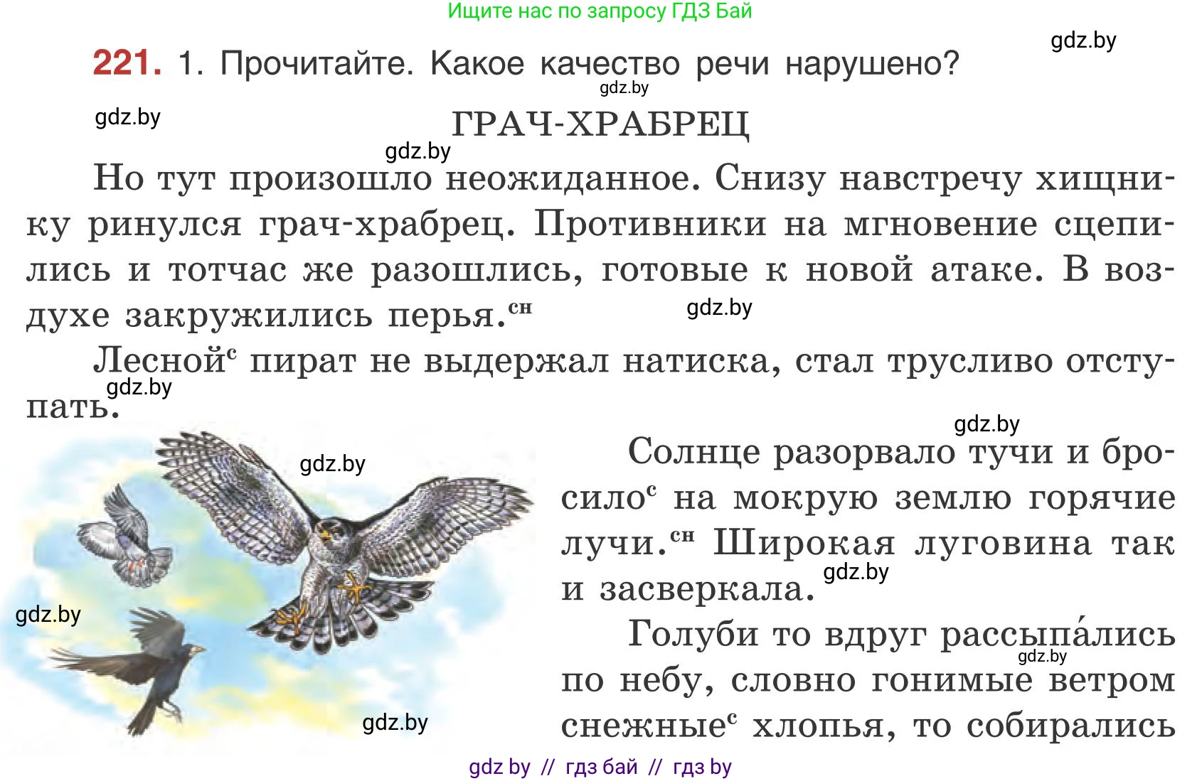 Русский язык, 5 класс Учебник, авторы: Мурина Лариса Александровна, Игнатович Татьяна Владимировна, Жадейко Жанна Фёдоровна, издательство Академия образования, Минск, 2025, голубого цвета, Часть 1, страница 128, номер 221, Условие