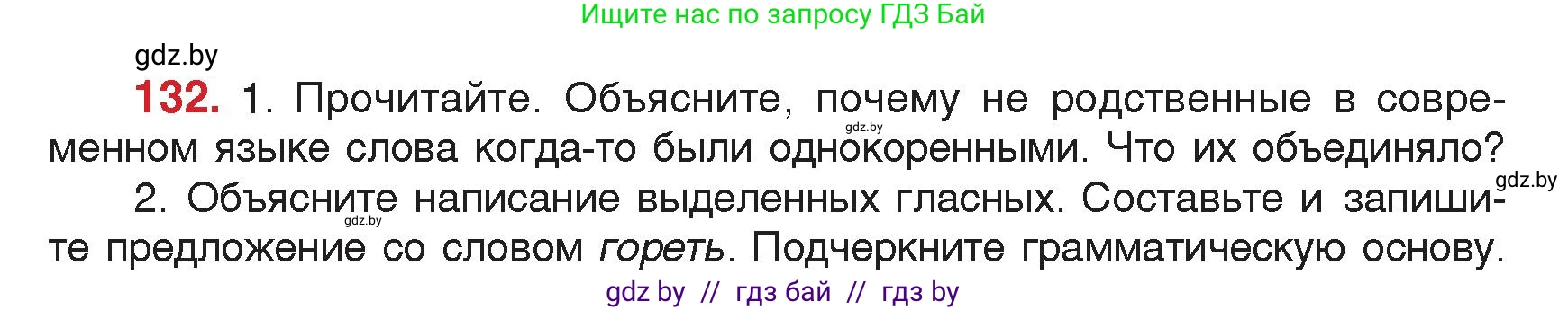 Русский язык, 5 класс Учебник, авторы: Мурина Лариса Александровна, Игнатович Татьяна Владимировна, Жадейко Жанна Фёдоровна, издательство Академия образования, Минск, 2025, голубого цвета, Часть 2, страница 69, номер 132, Условие