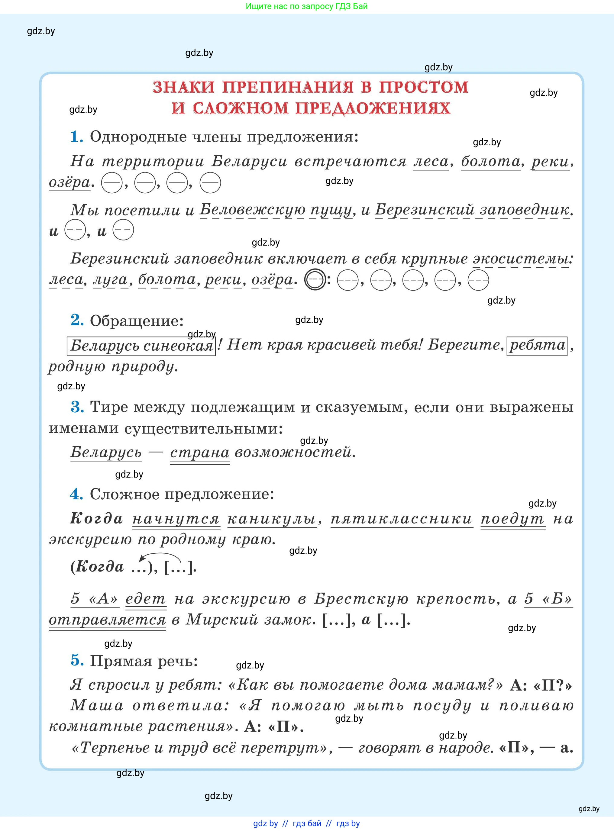 Русский язык, 5 класс Учебник, авторы: Мурина Лариса Александровна, Игнатович Татьяна Владимировна, Жадейко Жанна Фёдоровна, издательство Академия образования, Минск, 2025, голубого цвета, 