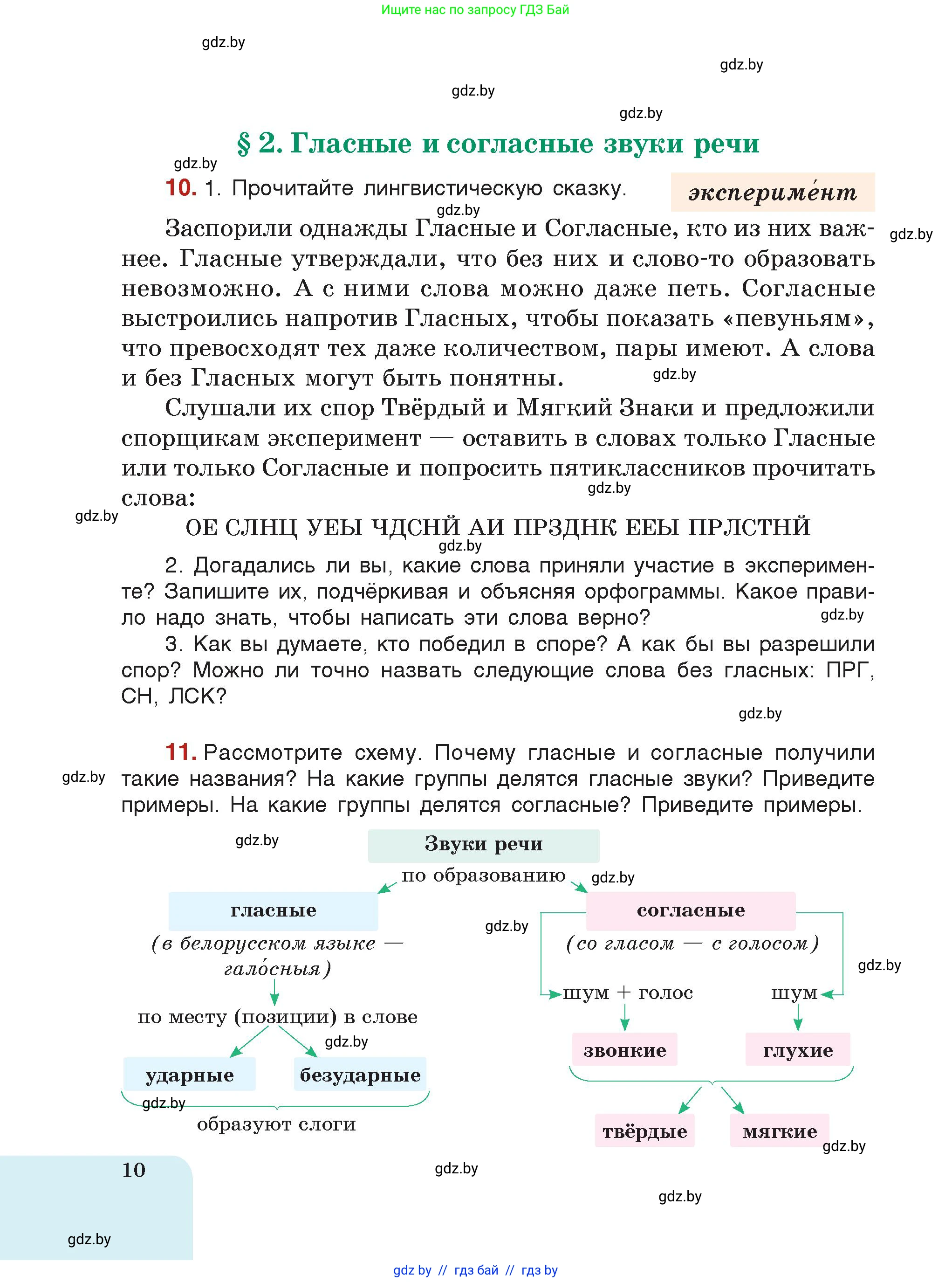 Русский язык, 5 класс Учебник, авторы: Мурина Лариса Александровна, Игнатович Татьяна Владимировна, Жадейко Жанна Фёдоровна, издательство Академия образования, Минск, 2025, голубого цвета, страница 10