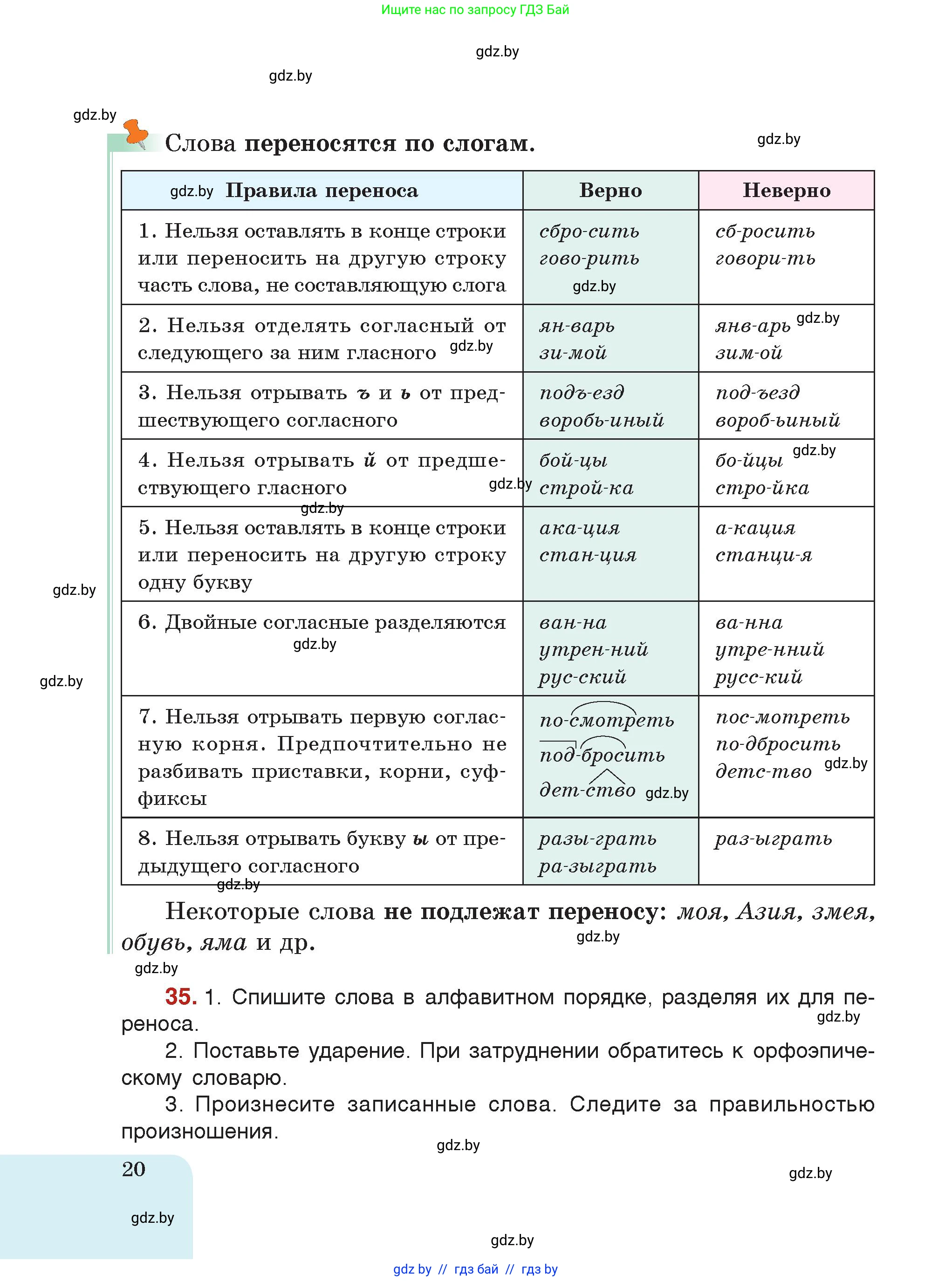 Русский язык, 5 класс Учебник, авторы: Мурина Лариса Александровна, Игнатович Татьяна Владимировна, Жадейко Жанна Фёдоровна, издательство Академия образования, Минск, 2025, голубого цвета, страница 20