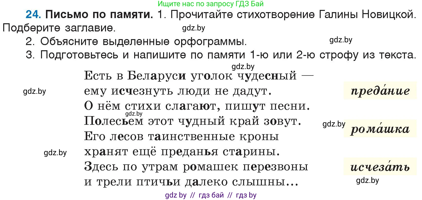 Русский язык, 6 класс Учебник, авторы: Мурина Лариса Александровна, Игнатович Татьяна Владимировна, Жадейко Жанна Фёдоровна, издательство Национальный институт образования, Минск, 2020, страница 17, номер 24, Условие