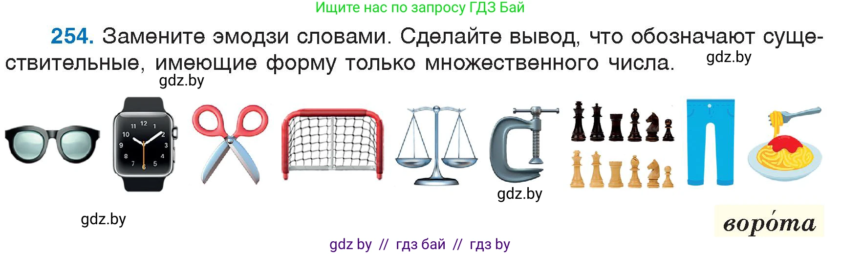 Русский язык, 6 класс Учебник, авторы: Мурина Лариса Александровна, Игнатович Татьяна Владимировна, Жадейко Жанна Фёдоровна, издательство Национальный институт образования, Минск, 2020, страница 121, номер 254, Условие