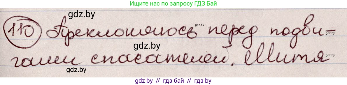 Русский язык, 6 класс Учебник, авторы: Мурина Лариса Александровна, Игнатович Татьяна Владимировна, Жадейко Жанна Фёдоровна, издательство Национальный институт образования, Минск, 2020, страница 55, номер 110, Решение 2