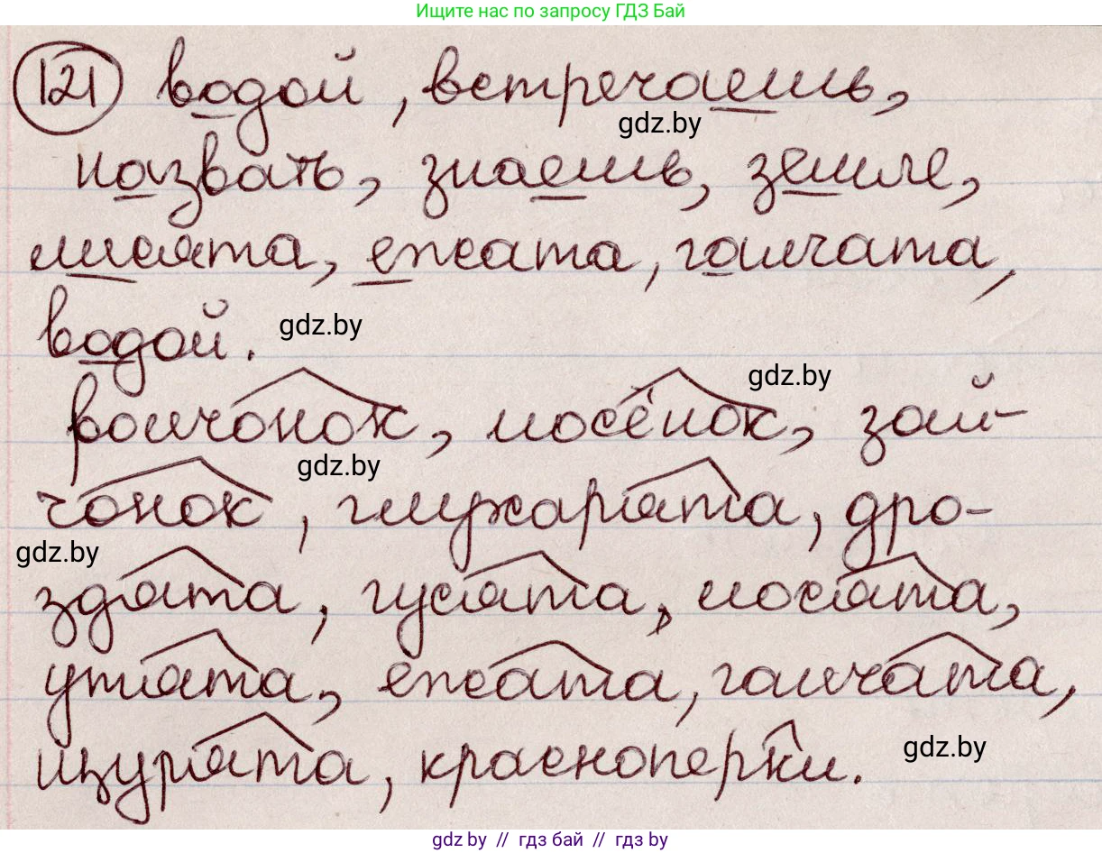Русский язык, 6 класс Учебник, авторы: Мурина Лариса Александровна, Игнатович Татьяна Владимировна, Жадейко Жанна Фёдоровна, издательство Национальный институт образования, Минск, 2020, страница 60, номер 121, Решение 2