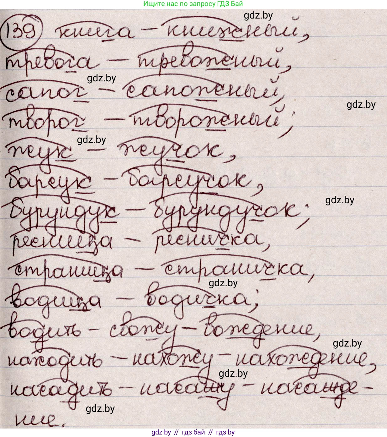 Русский язык, 6 класс Учебник, авторы: Мурина Лариса Александровна, Игнатович Татьяна Владимировна, Жадейко Жанна Фёдоровна, издательство Национальный институт образования, Минск, 2020, страница 68, номер 139, Решение 2