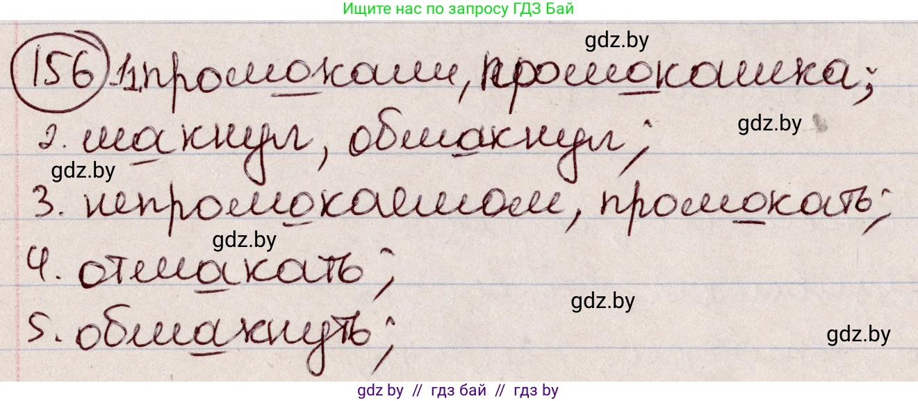 Русский язык, 6 класс Учебник, авторы: Мурина Лариса Александровна, Игнатович Татьяна Владимировна, Жадейко Жанна Фёдоровна, издательство Национальный институт образования, Минск, 2020, страница 74, номер 156, Решение 2
