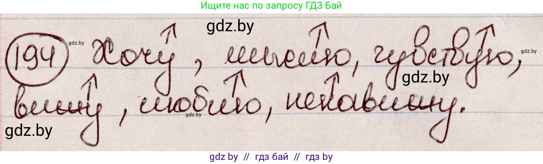 Русский язык, 6 класс Учебник, авторы: Мурина Лариса Александровна, Игнатович Татьяна Владимировна, Жадейко Жанна Фёдоровна, издательство Национальный институт образования, Минск, 2020, страница 91, номер 194, Решение 2