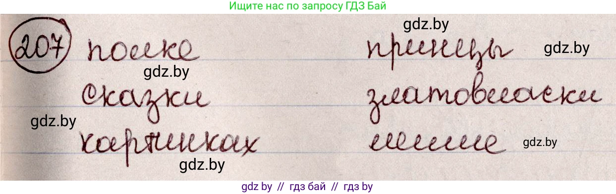 Русский язык, 6 класс Учебник, авторы: Мурина Лариса Александровна, Игнатович Татьяна Владимировна, Жадейко Жанна Фёдоровна, издательство Национальный институт образования, Минск, 2020, страница 99, номер 207, Решение 2