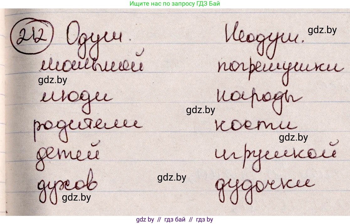 Русский язык, 6 класс Учебник, авторы: Мурина Лариса Александровна, Игнатович Татьяна Владимировна, Жадейко Жанна Фёдоровна, издательство Национальный институт образования, Минск, 2020, страница 101, номер 212, Решение 2