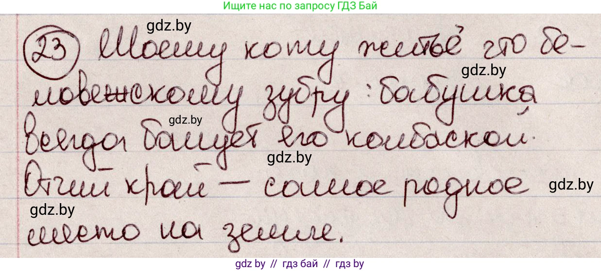 Русский язык, 6 класс Учебник, авторы: Мурина Лариса Александровна, Игнатович Татьяна Владимировна, Жадейко Жанна Фёдоровна, издательство Национальный институт образования, Минск, 2020, страница 17, номер 23, Решение 2