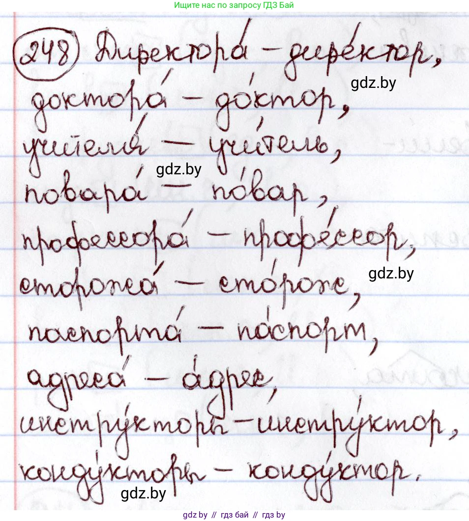 Русский язык, 6 класс Учебник, авторы: Мурина Лариса Александровна, Игнатович Татьяна Владимировна, Жадейко Жанна Фёдоровна, издательство Национальный институт образования, Минск, 2020, страница 118, номер 248, Решение 2