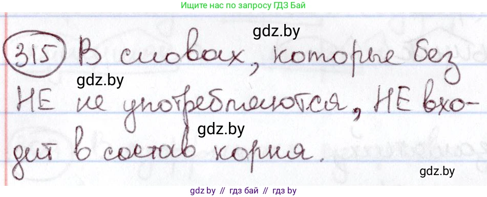 Русский язык, 6 класс Учебник, авторы: Мурина Лариса Александровна, Игнатович Татьяна Владимировна, Жадейко Жанна Фёдоровна, издательство Национальный институт образования, Минск, 2020, страница 148, номер 315, Решение 2
