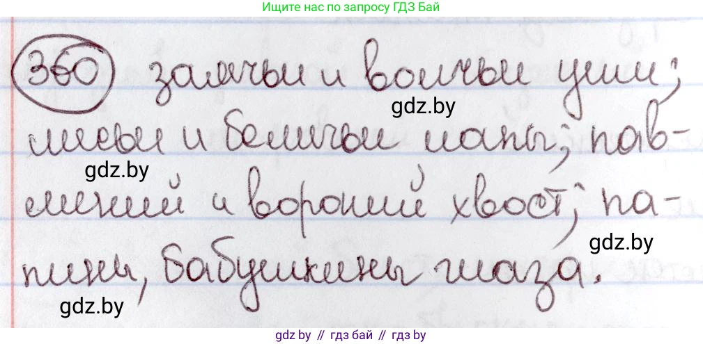 Русский язык, 6 класс Учебник, авторы: Мурина Лариса Александровна, Игнатович Татьяна Владимировна, Жадейко Жанна Фёдоровна, издательство Национальный институт образования, Минск, 2020, страница 165, номер 360, Решение 2