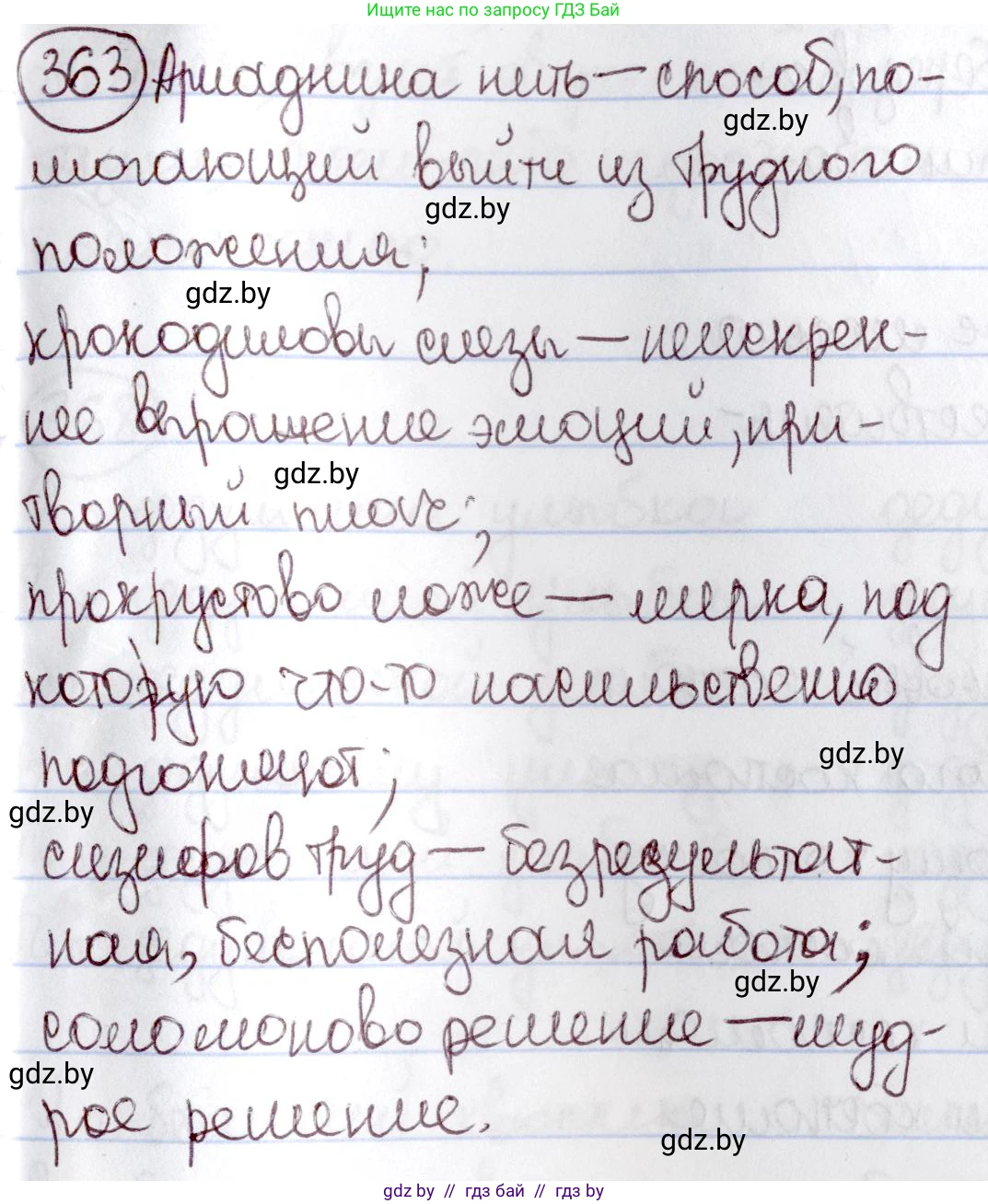 Русский язык, 6 класс Учебник, авторы: Мурина Лариса Александровна, Игнатович Татьяна Владимировна, Жадейко Жанна Фёдоровна, издательство Национальный институт образования, Минск, 2020, страница 166, номер 363, Решение 2