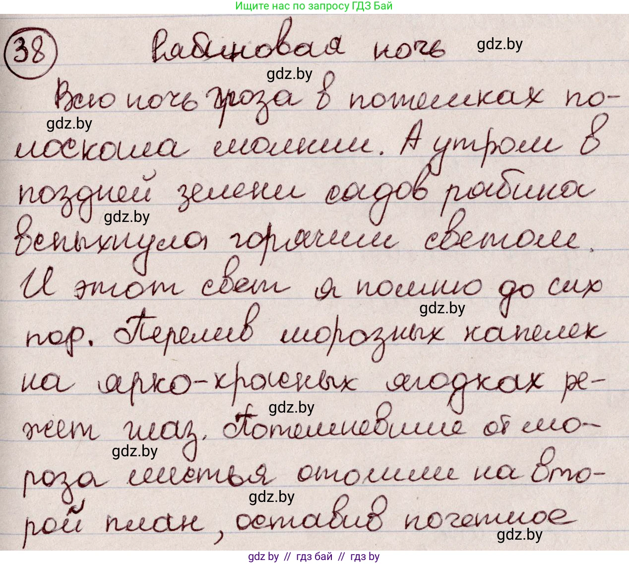Русский язык, 6 класс Учебник, авторы: Мурина Лариса Александровна, Игнатович Татьяна Владимировна, Жадейко Жанна Фёдоровна, издательство Национальный институт образования, Минск, 2020, страница 25, номер 38, Решение 2