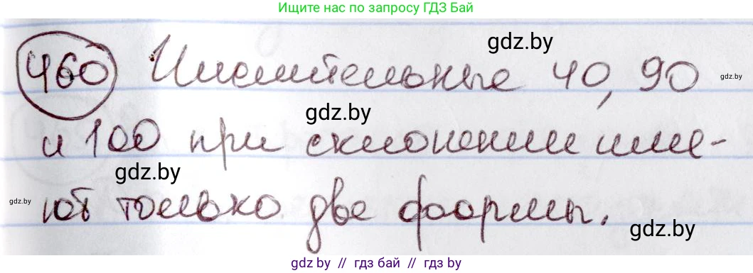 Русский язык, 6 класс Учебник, авторы: Мурина Лариса Александровна, Игнатович Татьяна Владимировна, Жадейко Жанна Фёдоровна, издательство Национальный институт образования, Минск, 2020, страница 203, номер 460, Решение 2