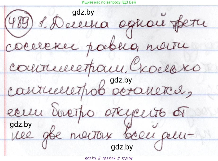 Русский язык, 6 класс Учебник, авторы: Мурина Лариса Александровна, Игнатович Татьяна Владимировна, Жадейко Жанна Фёдоровна, издательство Национальный институт образования, Минск, 2020, страница 211, номер 489, Решение 2