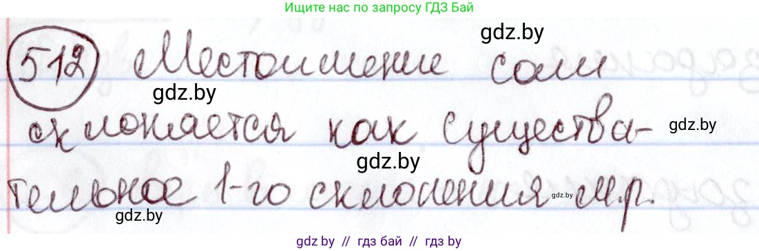Русский язык, 6 класс Учебник, авторы: Мурина Лариса Александровна, Игнатович Татьяна Владимировна, Жадейко Жанна Фёдоровна, издательство Национальный институт образования, Минск, 2020, страница 219, номер 512, Решение 2