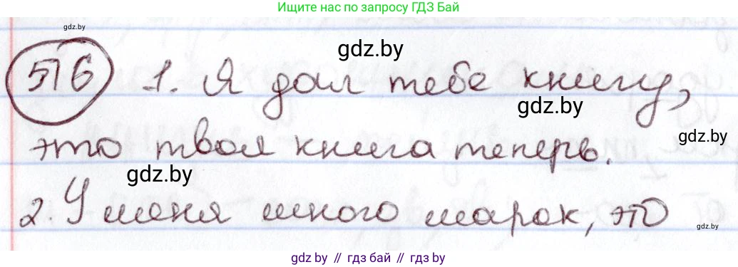 Русский язык, 6 класс Учебник, авторы: Мурина Лариса Александровна, Игнатович Татьяна Владимировна, Жадейко Жанна Фёдоровна, издательство Национальный институт образования, Минск, 2020, страница 220, номер 516, Решение 2