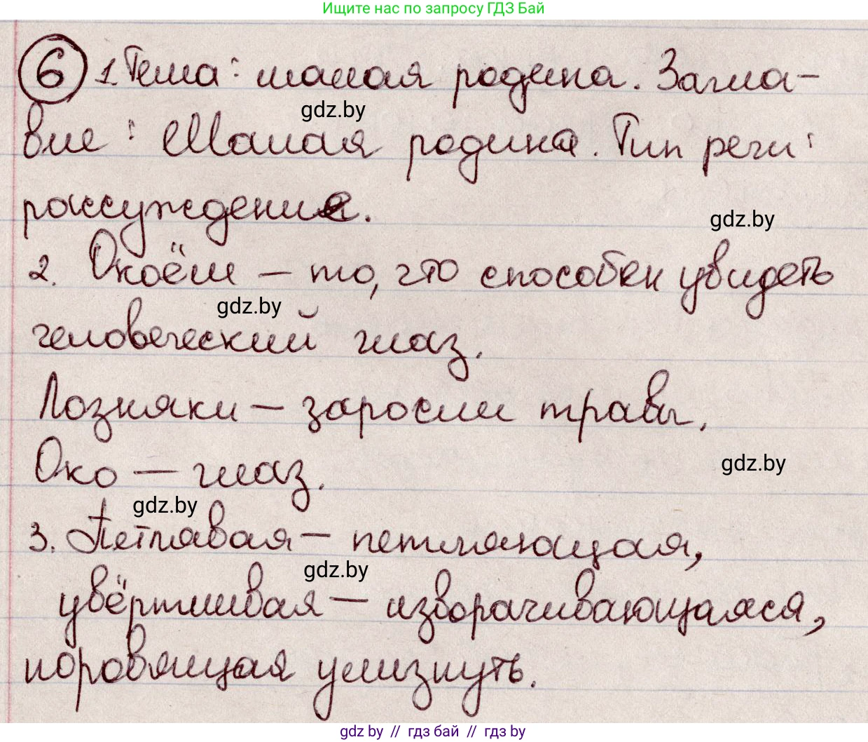 Русский язык, 6 класс Учебник, авторы: Мурина Лариса Александровна, Игнатович Татьяна Владимировна, Жадейко Жанна Фёдоровна, издательство Национальный институт образования, Минск, 2020, страница 6, номер 6, Решение 2