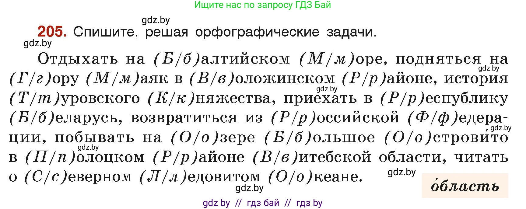 Русский язык, 6 класс Учебник, авторы: Мурина Лариса Александровна, Леонович Валентина Леонидовна, Жадейко Жанна Фёдоровна, Таяновская Ирина Владимировна, издательство Академия образования, Минск, 2026, страница 110, номер 205, Условие