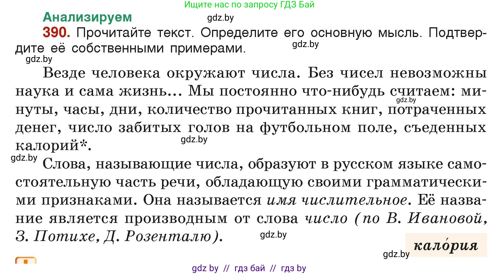 Русский язык, 6 класс Учебник, авторы: Мурина Лариса Александровна, Леонович Валентина Леонидовна, Жадейко Жанна Фёдоровна, Таяновская Ирина Владимировна, издательство Академия образования, Минск, 2026, страница 193, номер 390, Условие