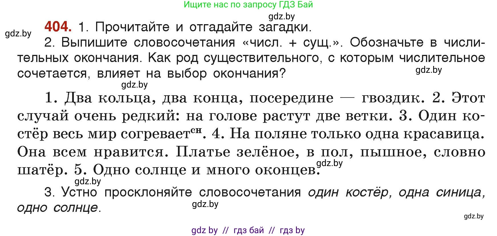 Русский язык, 6 класс Учебник, авторы: Мурина Лариса Александровна, Леонович Валентина Леонидовна, Жадейко Жанна Фёдоровна, Таяновская Ирина Владимировна, издательство Академия образования, Минск, 2026, страница 200, номер 404, Условие