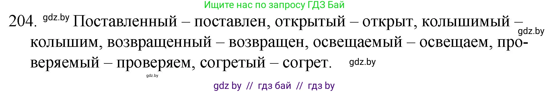 Русский язык, 7 класс Учебник, авторы: Волынец Татьяна Николаевна, Литвинко Франя Михайловна, Долбик Елена Евгеньевна, Таяновская И В, Винник И Р, издательство Национальный институт образования, Минск, 2020, бирюзового цвета, страница 101, номер 204, Решение