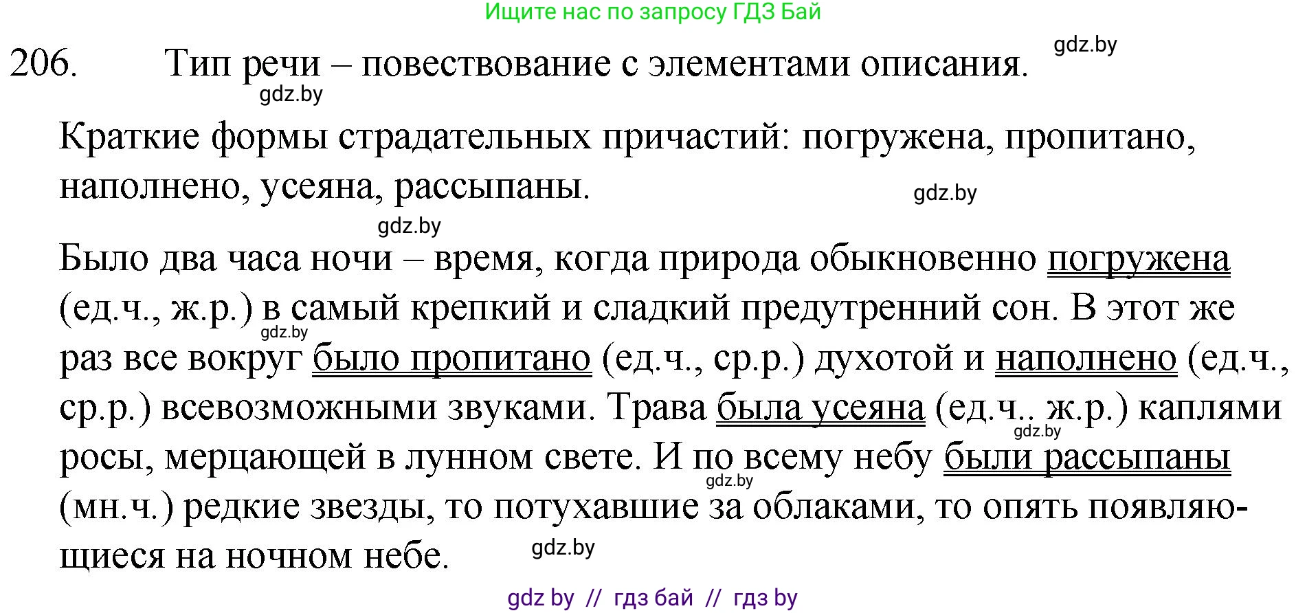 Русский язык, 7 класс Учебник, авторы: Волынец Татьяна Николаевна, Литвинко Франя Михайловна, Долбик Елена Евгеньевна, Таяновская И В, Винник И Р, издательство Национальный институт образования, Минск, 2020, бирюзового цвета, страница 101, номер 206, Решение