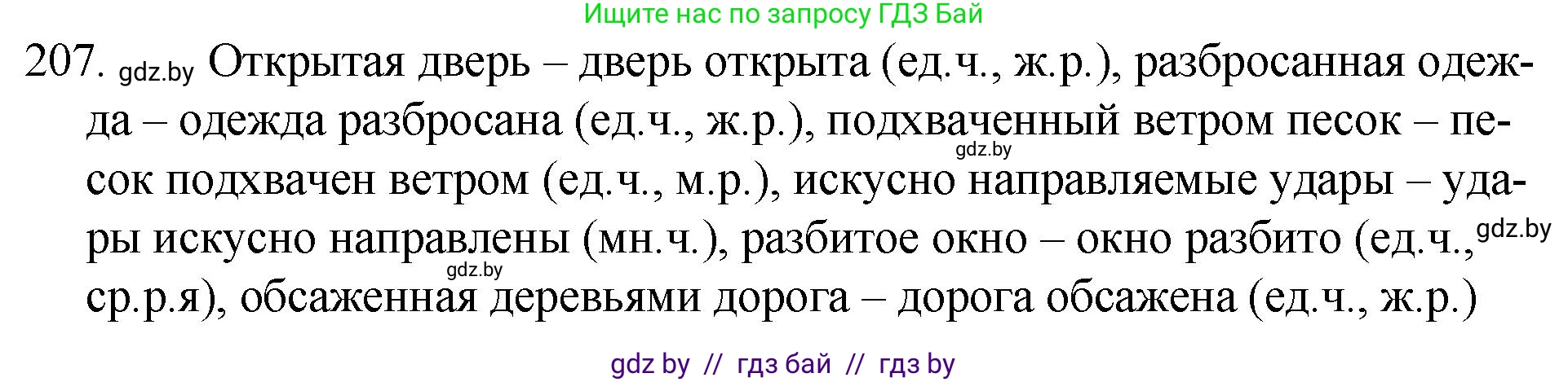 Русский язык, 7 класс Учебник, авторы: Волынец Татьяна Николаевна, Литвинко Франя Михайловна, Долбик Елена Евгеньевна, Таяновская И В, Винник И Р, издательство Национальный институт образования, Минск, 2020, бирюзового цвета, страница 102, номер 207, Решение