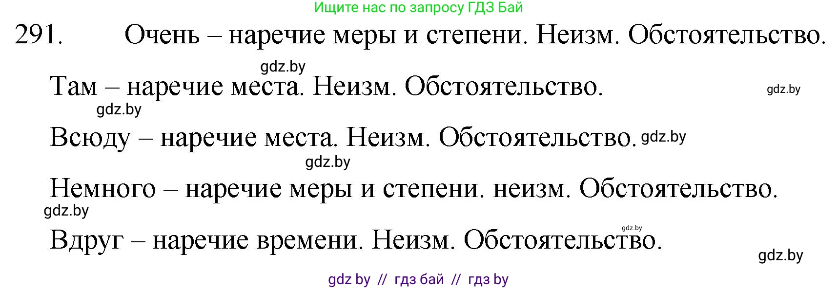 Русский язык, 7 класс Учебник, авторы: Волынец Татьяна Николаевна, Литвинко Франя Михайловна, Долбик Елена Евгеньевна, Таяновская И В, Винник И Р, издательство Национальный институт образования, Минск, 2020, бирюзового цвета, страница 144, номер 291, Решение