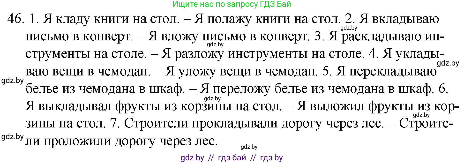 Русский язык, 7 класс Учебник, авторы: Волынец Татьяна Николаевна, Литвинко Франя Михайловна, Долбик Елена Евгеньевна, Таяновская И В, Винник И Р, издательство Национальный институт образования, Минск, 2020, бирюзового цвета, страница 31, номер 46, Решение