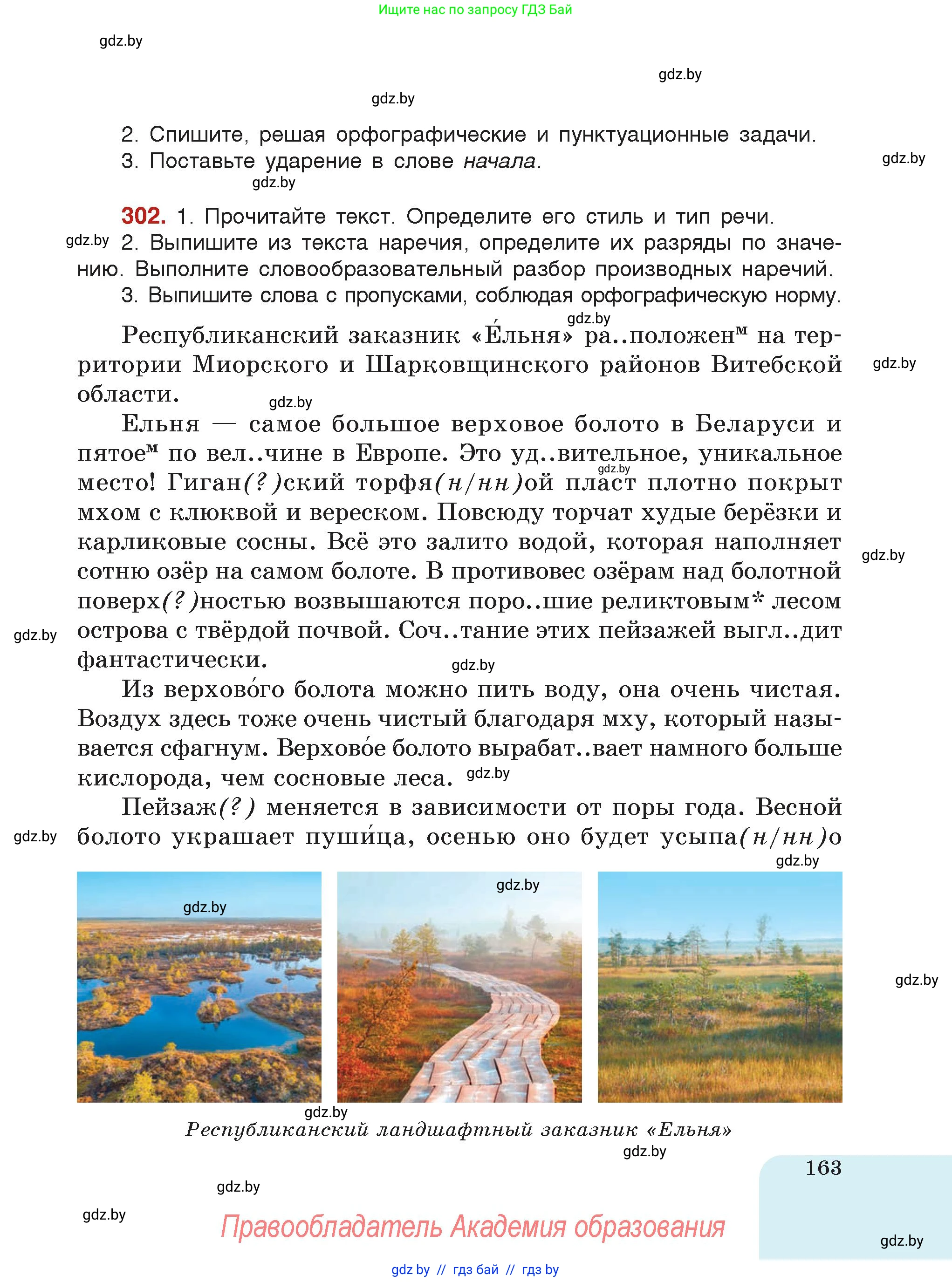 Русский язык, 7 класс Учебник, авторы: Волынец Татьяна Николаевна, Литвинко Франя Михайловна, Долбик Елена Евгеньевна, Таяновская Ирина Владимировна, Винник И Р, издательство Академия образования, Минск, 2026, голубого цвета, страница 163