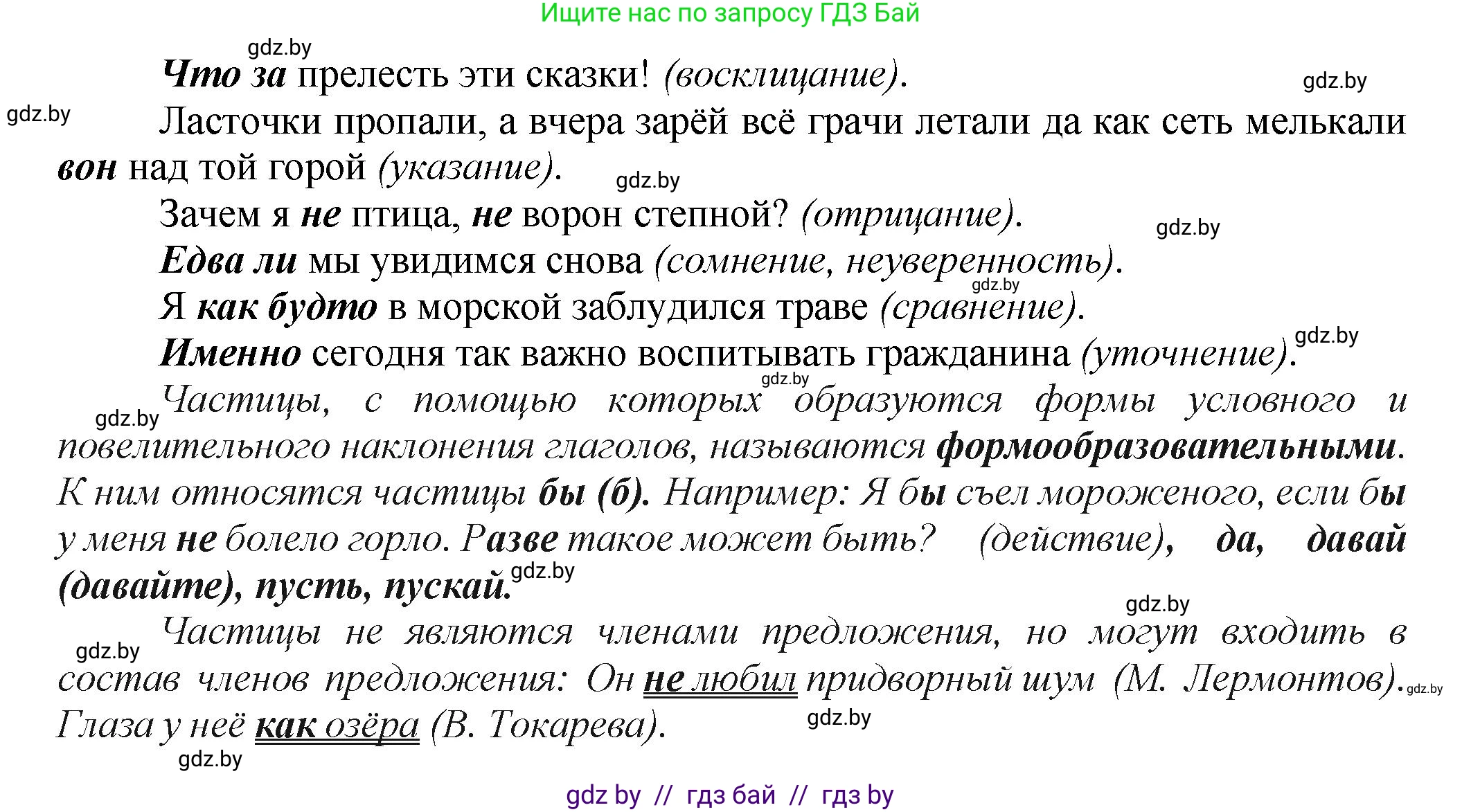Русский язык, 7 класс Учебник, авторы: Волынец Татьяна Николаевна, Литвинко Франя Михайловна, Долбик Елена Евгеньевна, Таяновская Ирина Владимировна, Винник И Р, издательство Академия образования, Минск, 2026, голубого цвета, страница 226, номер 425, Решение (продолжение 2)