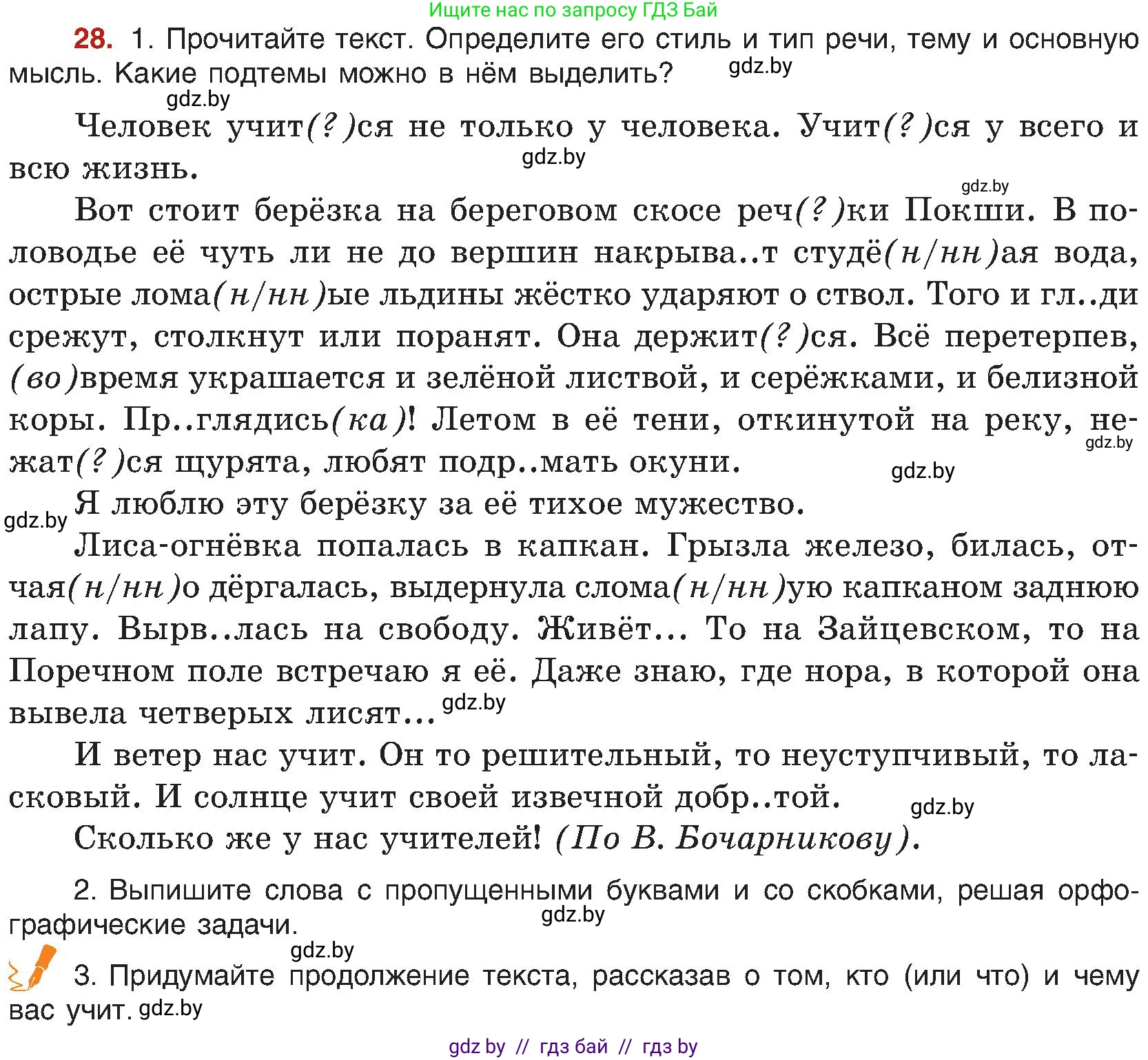 Русский язык, 8 класс Учебник, авторы: Мурина Лариса Александровна, Долбик Елена Евгеньевна, Леонович Валентина Леонидовна, Жадейко Жанна Фёдоровна, издательство Академия образования, Минск, 2024, страница 22, номер 28, Условие