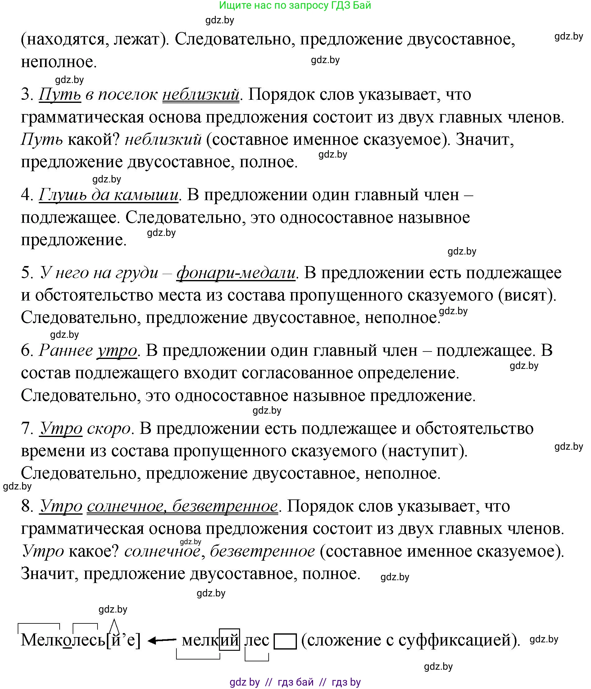 Русский язык, 8 класс Учебник, авторы: Мурина Лариса Александровна, Долбик Елена Евгеньевна, Леонович Валентина Леонидовна, Жадейко Жанна Фёдоровна, издательство Академия образования, Минск, 2024, страница 127, номер 239, Решение (продолжение 2)