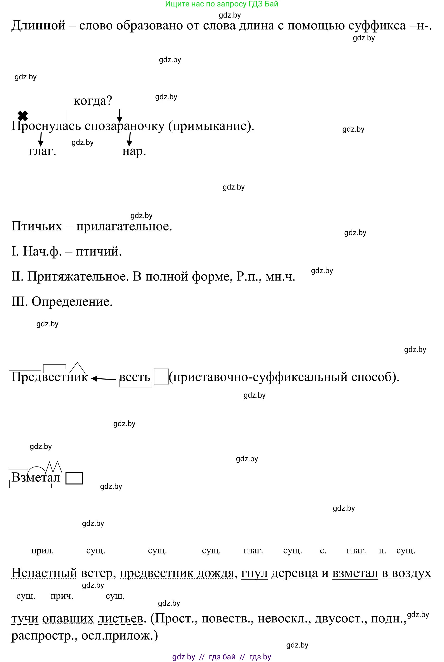 Русский язык, 8 класс Учебник, авторы: Мурина Лариса Александровна, Долбик Елена Евгеньевна, Леонович Валентина Леонидовна, Жадейко Жанна Фёдоровна, издательство Академия образования, Минск, 2024, страница 177, номер 322, Решение (продолжение 3)