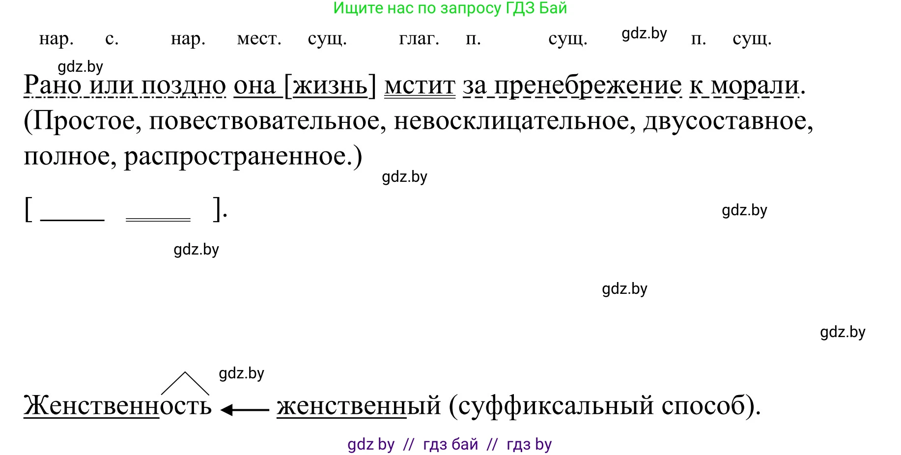 Русский язык, 8 класс Учебник, авторы: Мурина Лариса Александровна, Долбик Елена Евгеньевна, Леонович Валентина Леонидовна, Жадейко Жанна Фёдоровна, издательство Академия образования, Минск, 2024, страница 189, номер 345, Решение (продолжение 4)